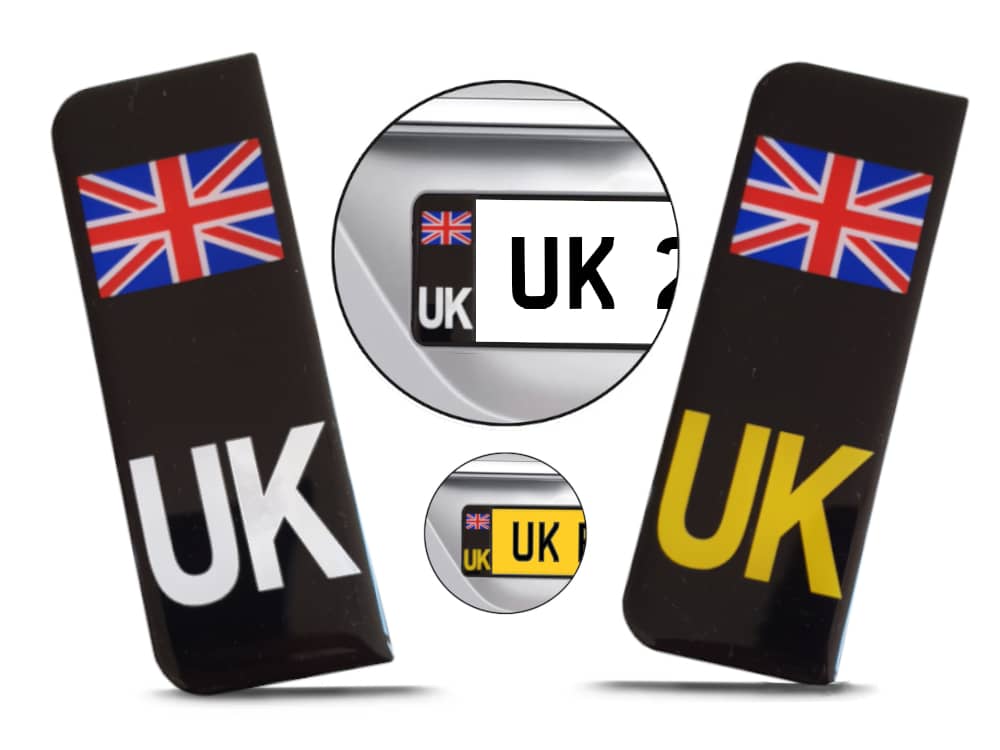 UK Number Plate Stickers