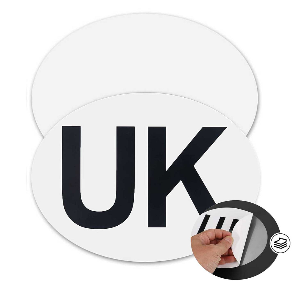 UK Self Adhesive Europe Car Stickers